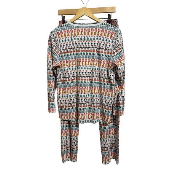 ROLLER‎ RABBIT Bands Weave Pajamas thanksgiving set size Large - Picture 5 of 8